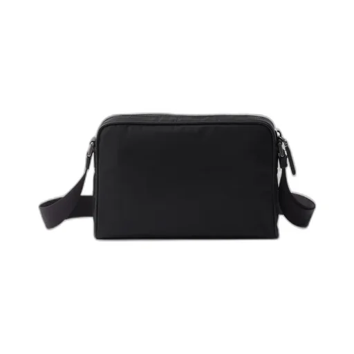 Small Re-Nylon And Saffiano Leather Shoulder Bag