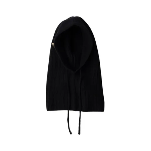 Prada Triangle-Logo Balaclava