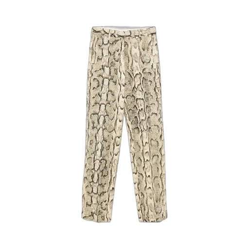 Dries Van Noten Printed High-Rise Trousers