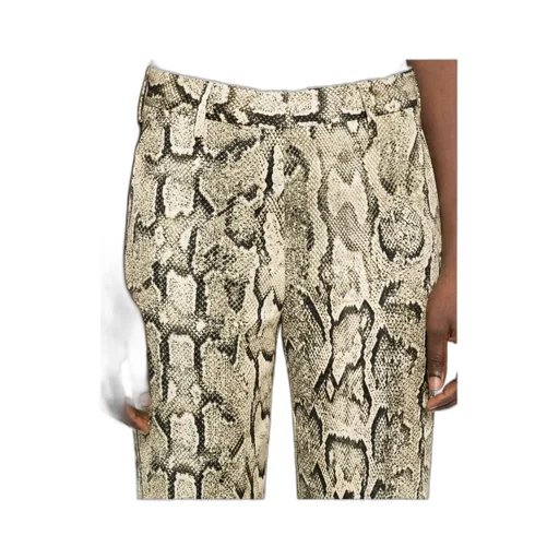 Dries Van Noten Printed High-Rise Trousers