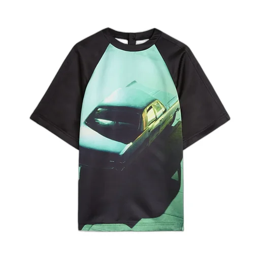 Satin Printed T-Shirt