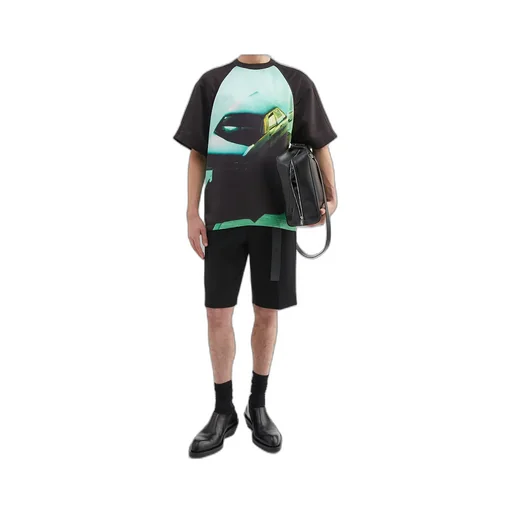 Satin Printed T-Shirt