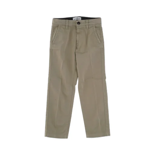 Stone Island Junior Straight Leg Pants