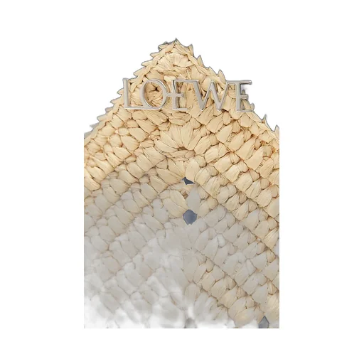 Xxl Puzzle Fold Tote In Raffia