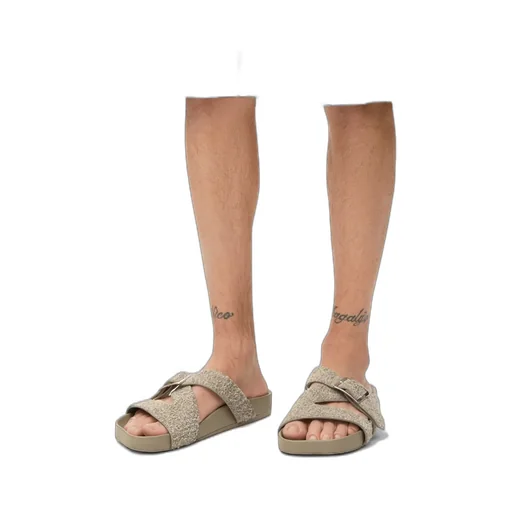 Ease Buckle Slide In Brushed Suede