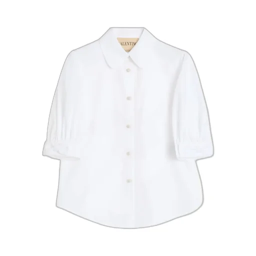 Valentino Garavani Pointed-Collared Buttoned Shirt