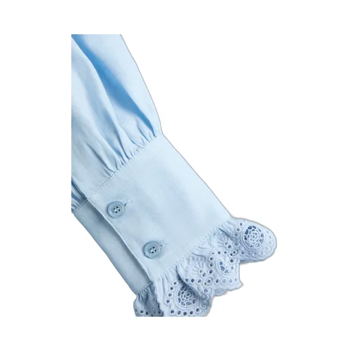 Embroidered Shirt In Shirting Linen