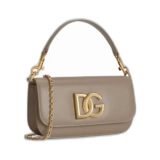 Dolce & Gabbana 3.5 Logo Plaque Small Shoulder Bag
