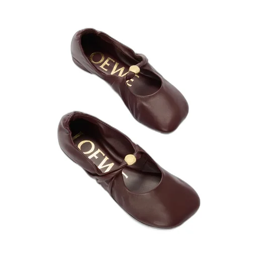 Loewe Pebble Soft Ballerina Shoes