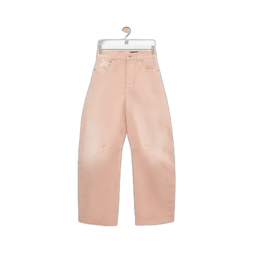 Barrel Trousers In Cotton