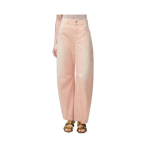 Barrel Trousers In Cotton