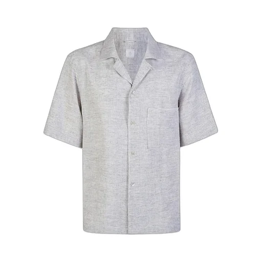Short-Sleeve Collared Shirt