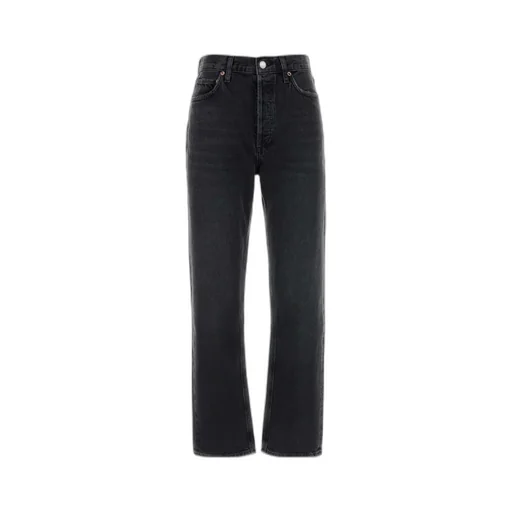 Denim Trousers With Belt Loops