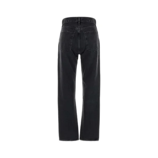 Denim Trousers With Belt Loops