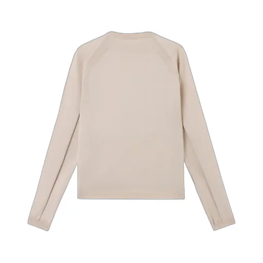 Crewneck Jumper With Thumb Holes At Cuffs