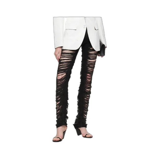 Mm6 Maison Margiela Distressed Denim Jeans