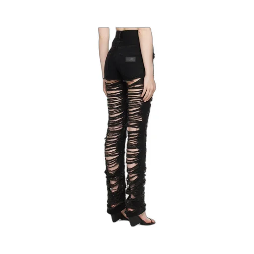 Mm6 Maison Margiela Distressed Denim Jeans