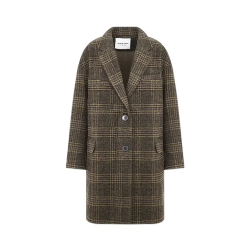 Isabel Marant Toile Limiza Checkered Coat