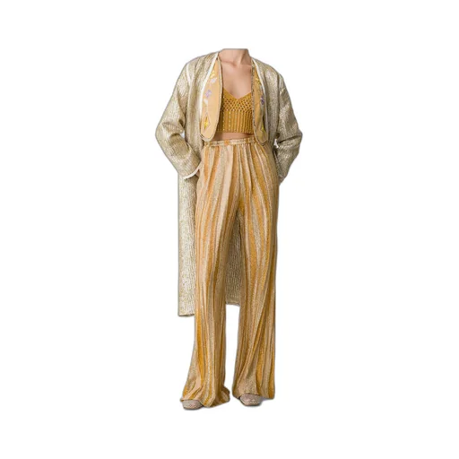 Linen Vest For Women With “Oniric Blossom” Embroidered Detailing