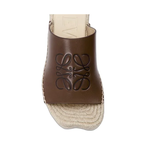 Loewe Petal Espadrille Platform Slides