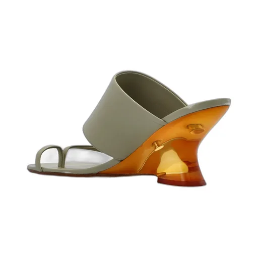 Round Toe Wedge Sandals