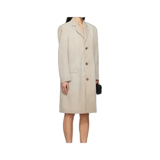 Cotton Gabardine Trench Coat