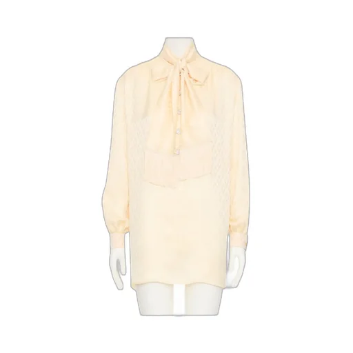 Valentino	Bow Detailed Long-Sleeved Blouse