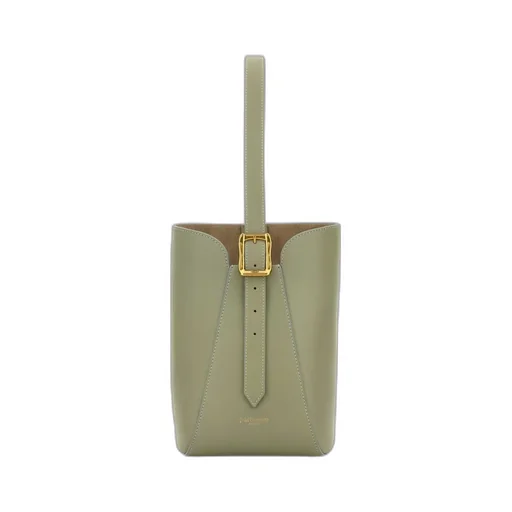 Nano Quiver Buckle Leather Bucket Bag