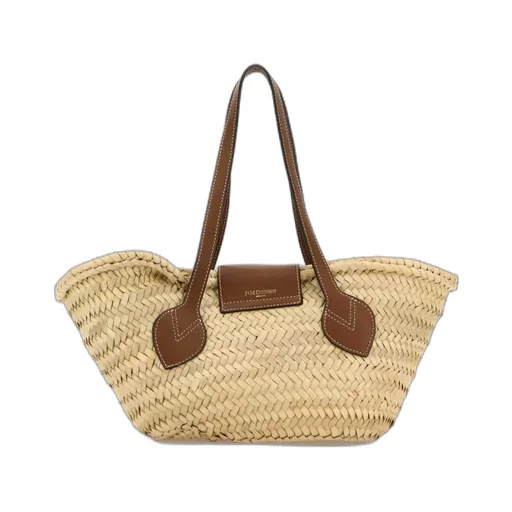 Straw Buckle Shoulder Bag