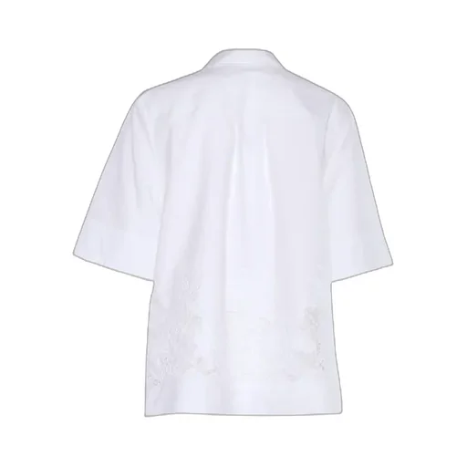 Floral-Embroidered Blouse