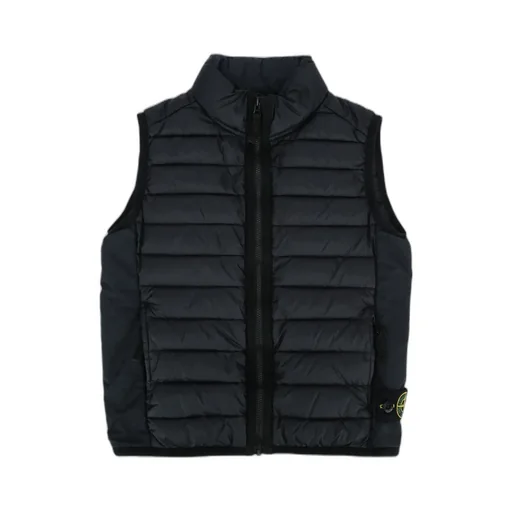 Zippered Stand Collar Vest