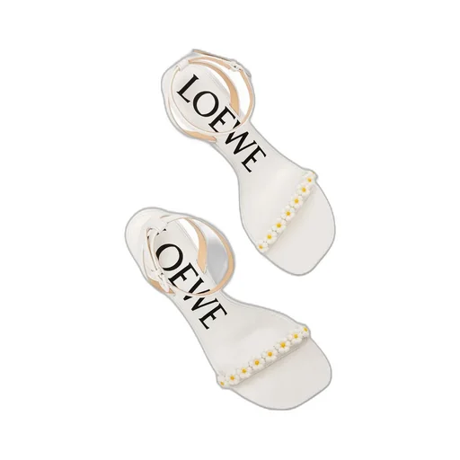 Petal Daisy High-Heeled Sandals