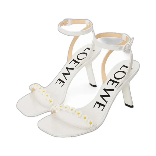 Petal Daisy High-Heeled Sandals
