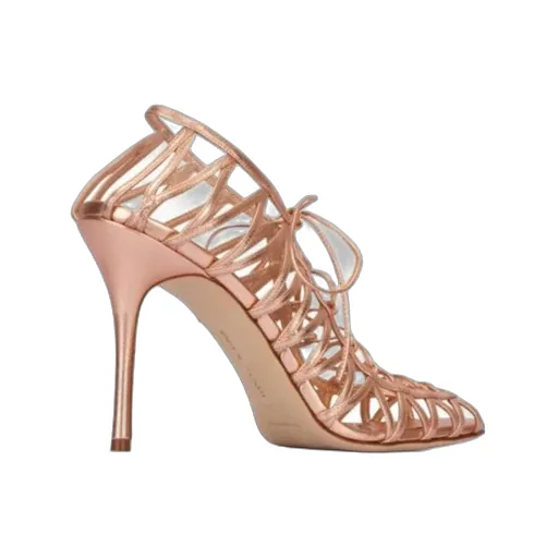 Manolo Blahnik Hamza Strappy Open Toe Sandals