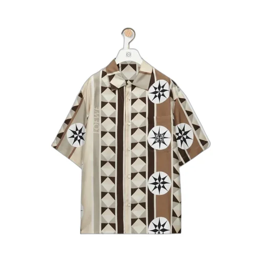 Short Sleeve Shirt In Silk