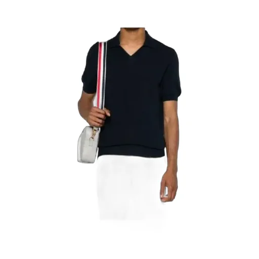 Fine-Knit Cotton Polo Shirt