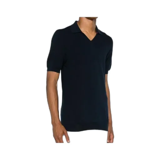 Fine-Knit Cotton Polo Shirt