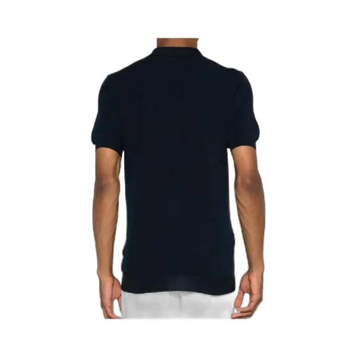 Fine-Knit Cotton Polo Shirt
