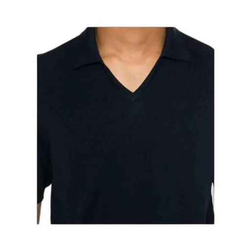 Fine-Knit Cotton Polo Shirt