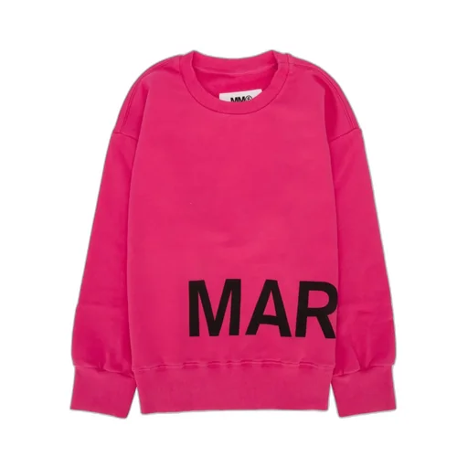 Mm6 Maison Margiela Kids Crewneck Long-Sleeved Sweatshirt