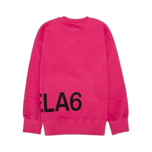 Mm6 Maison Margiela Kids Crewneck Long-Sleeved Sweatshirt