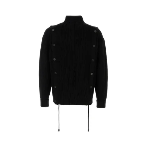 Long-Sleeved Blended Sweater