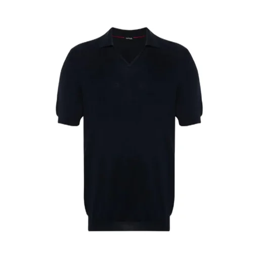 Fine-Knit Cotton Polo Shirt