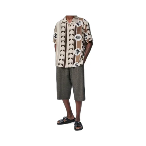 Short Sleeve Shirt In Silk