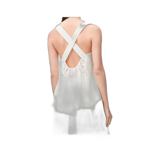 Lace-Panel Blouse