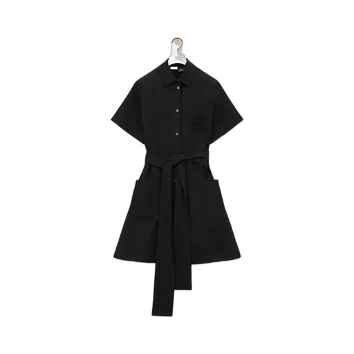 Shirt Dress In Viscose And Linen