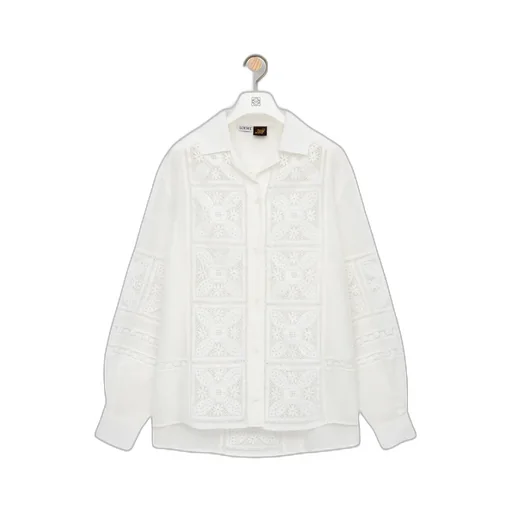 Shirt In Cotton And Silk