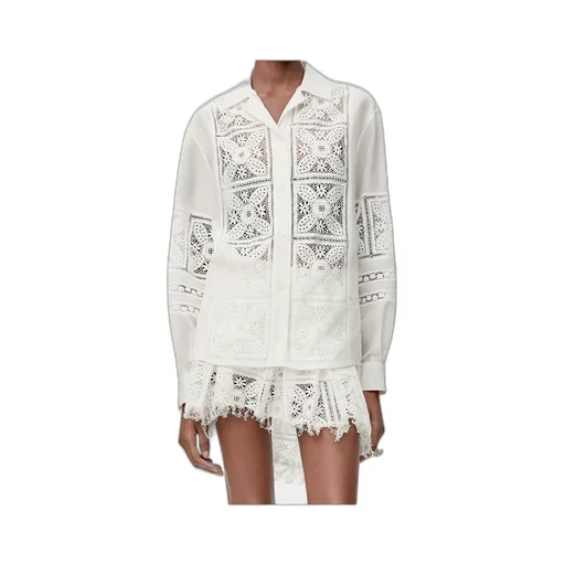 Shirt In Cotton And Silk