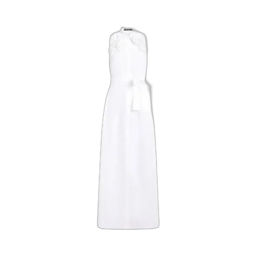 Floral Appliqu Maxi Dress