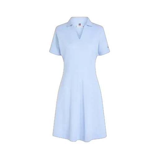 Tommy Hilfiger V-Neck Flared Dress